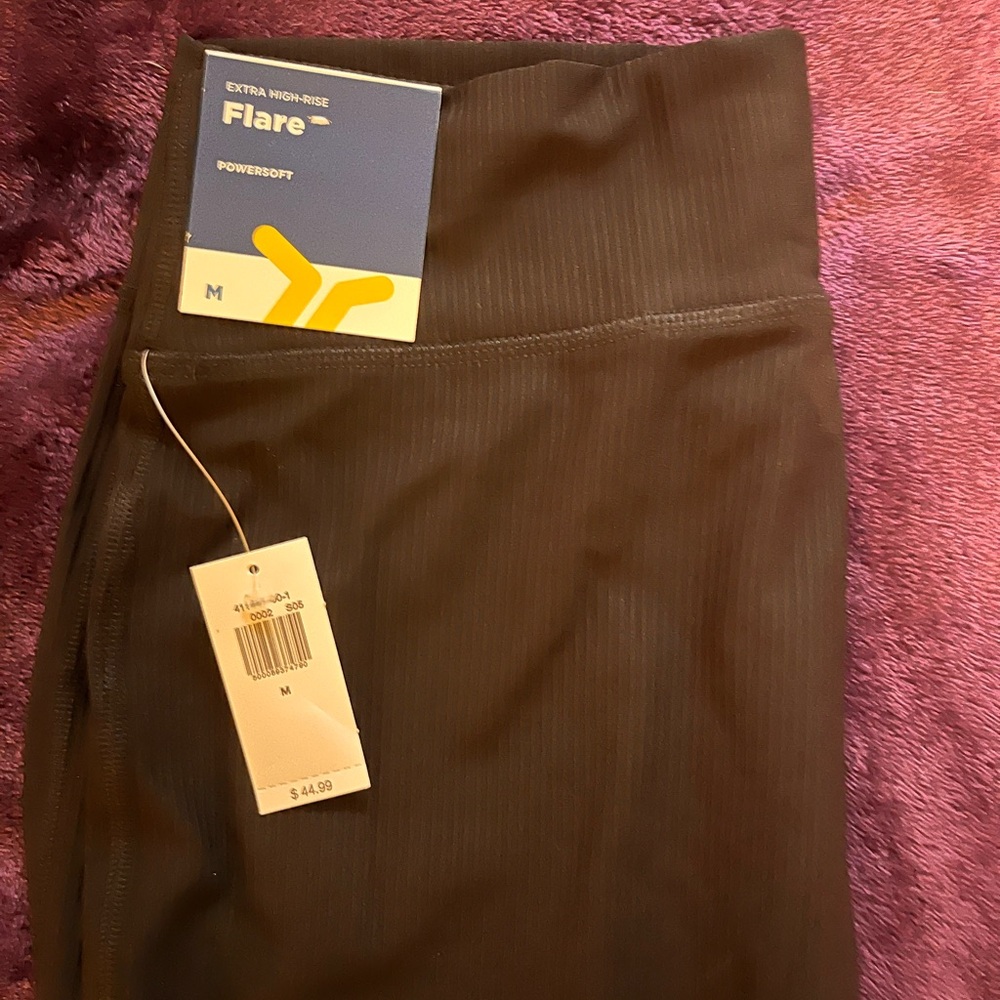 Extra High-Rise Powersoft Ribbed Flare Pants Old Navy